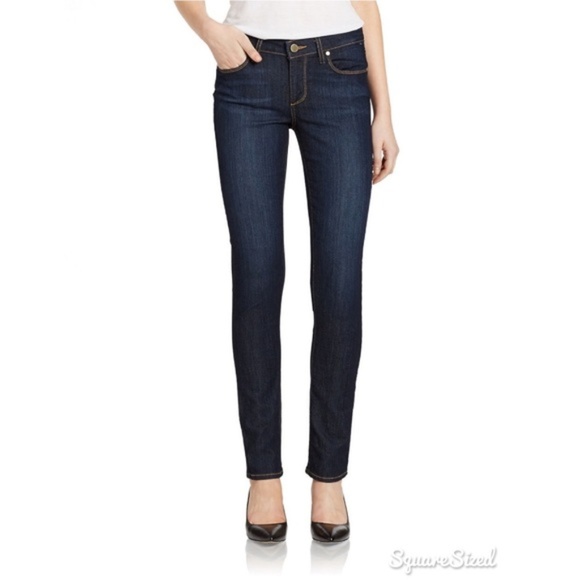 PAIGE Denim - PAIGE Skyline Skinny Jeans Medium-Dark Wash